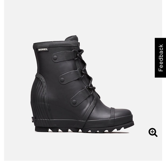 Sorel Shoes - Sorel Joan Wedge Rubber Rain Boots